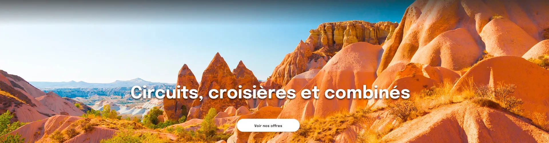 Des roches dans la région de la Cappadoce en Turquie