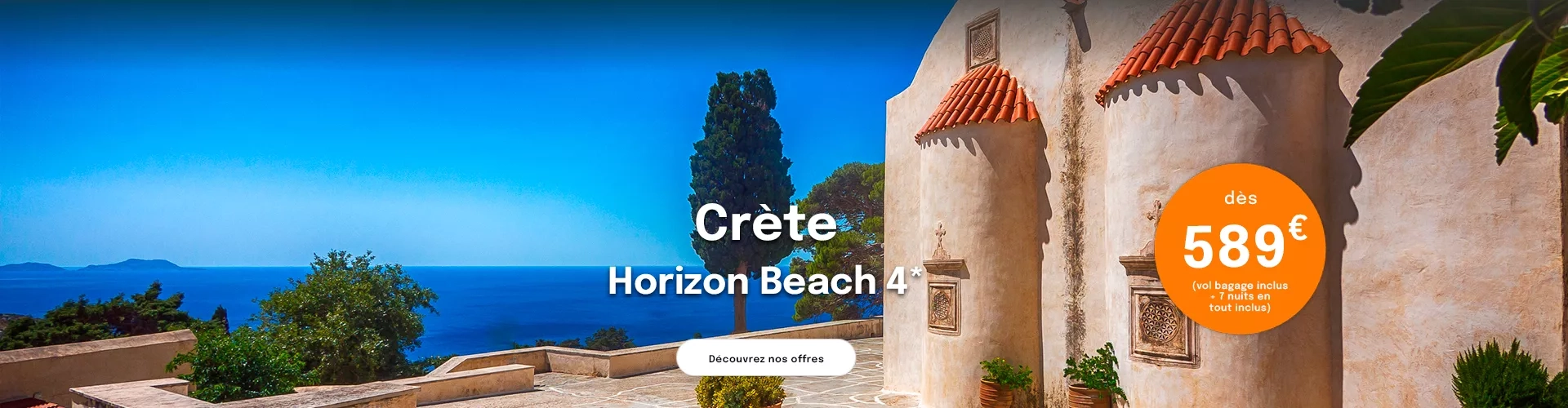 un monastère en Crète avec une offre dès 589€