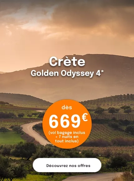 un paysage de montagnes et d'oliviers en Crète