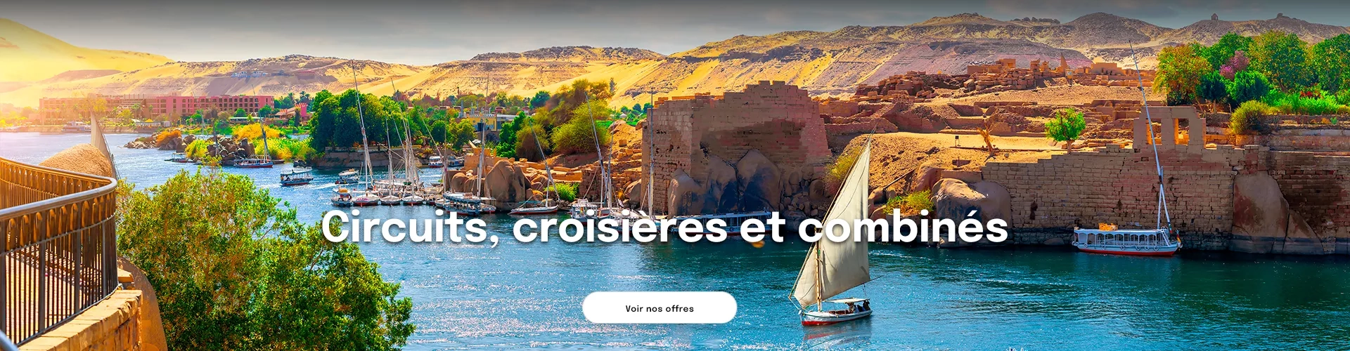 des bateaux a voile sur le Nil