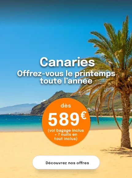 Une plage des Canaries avec une offre dès 589€