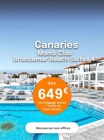la piscine et les batiments du Mondi Club Broncermar à Fuerteventura avec une offre dès 649€