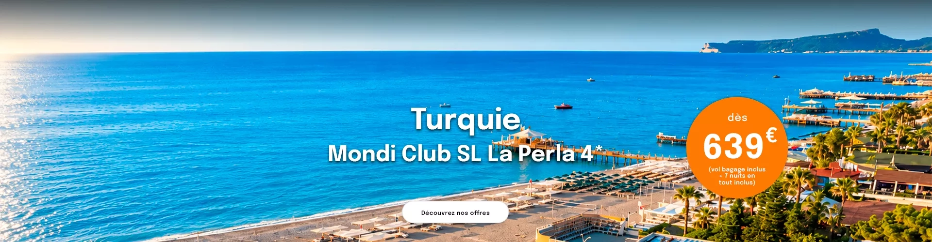 une plage avec la mer en Turquie