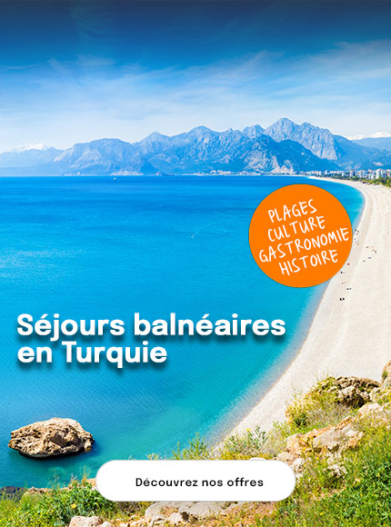 plage et montagnes en Turquie