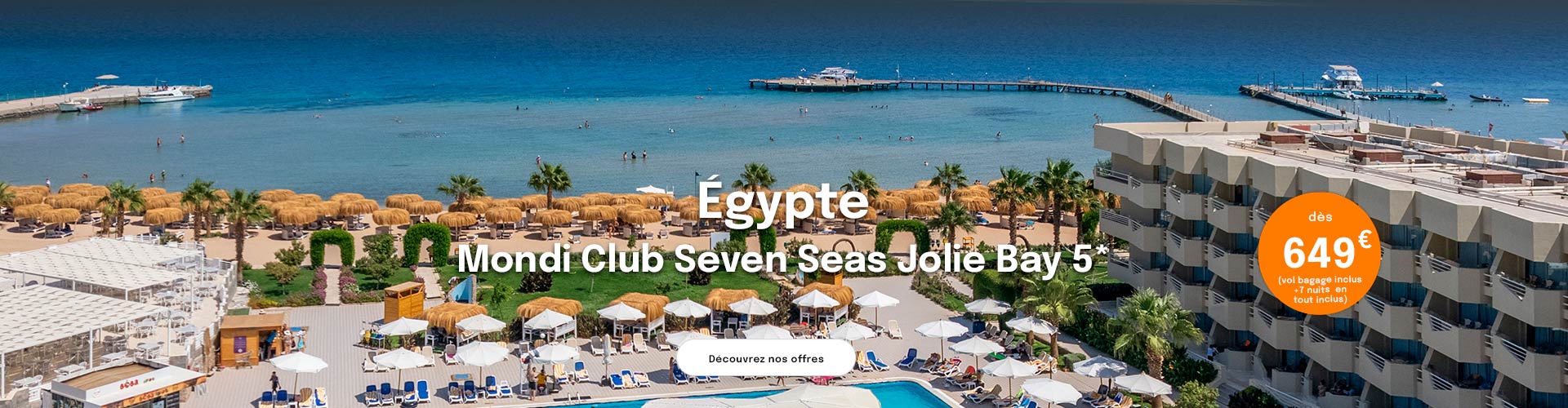 vue sur piscine et mer