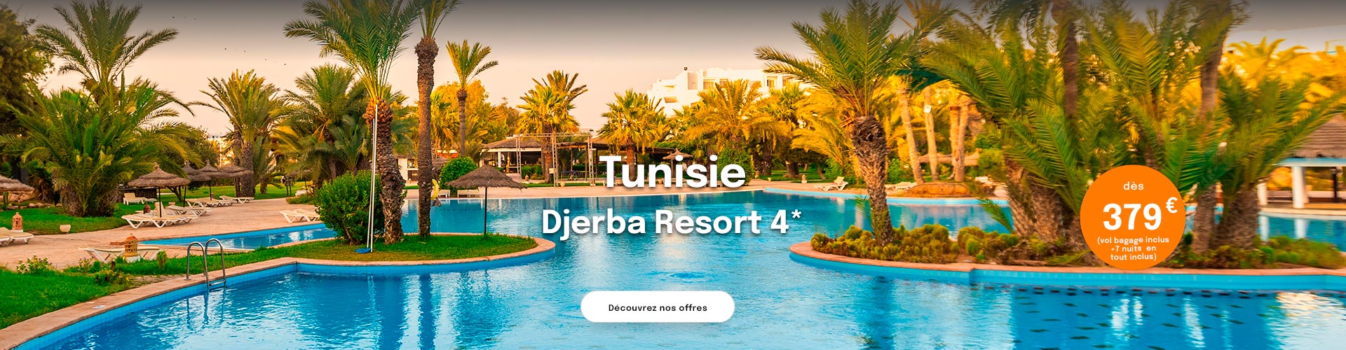 piscine avec palmiers