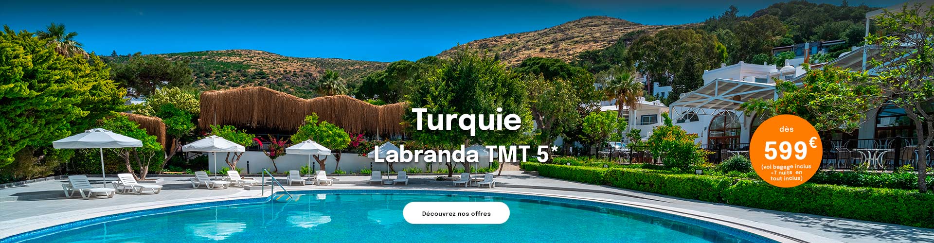 piscine hotel avec montagne en arrière plan