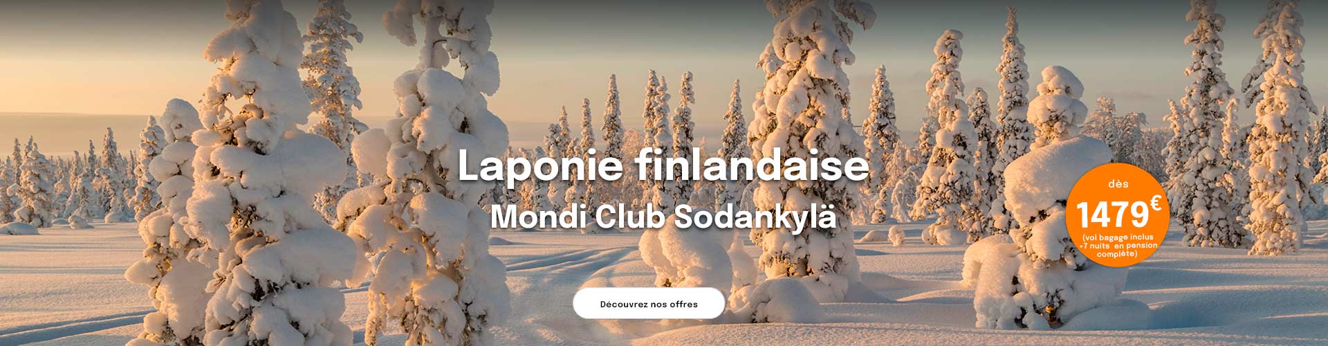 un paysage couvert de neige avec des sapins enneigés également