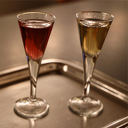 verres d'alcool