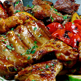 plat de viande