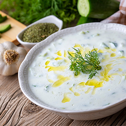 coupelle avec fromage blanc